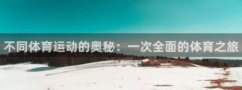 球客岛：不同体育运动的奥秘：一次全面的体育之旅